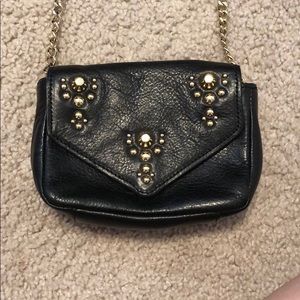 Black Leather Juicy Couture Cross Body Purse